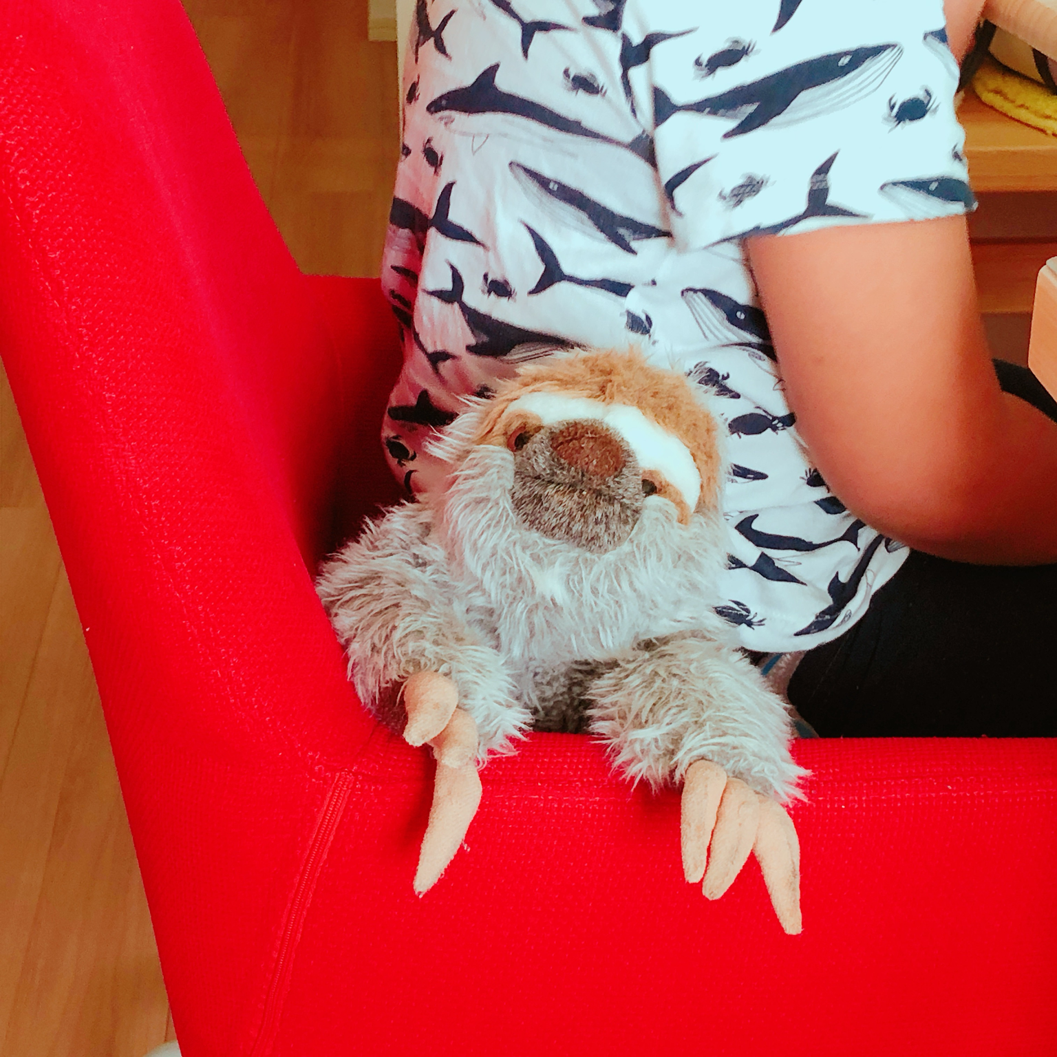 オフィスサロンで過ごしていた子どもたち