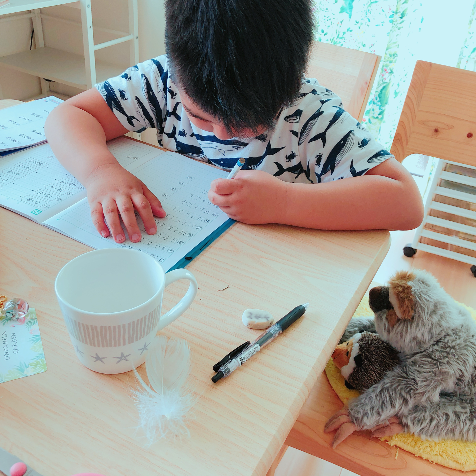 オフィスサロンで過ごしていた子どもたち